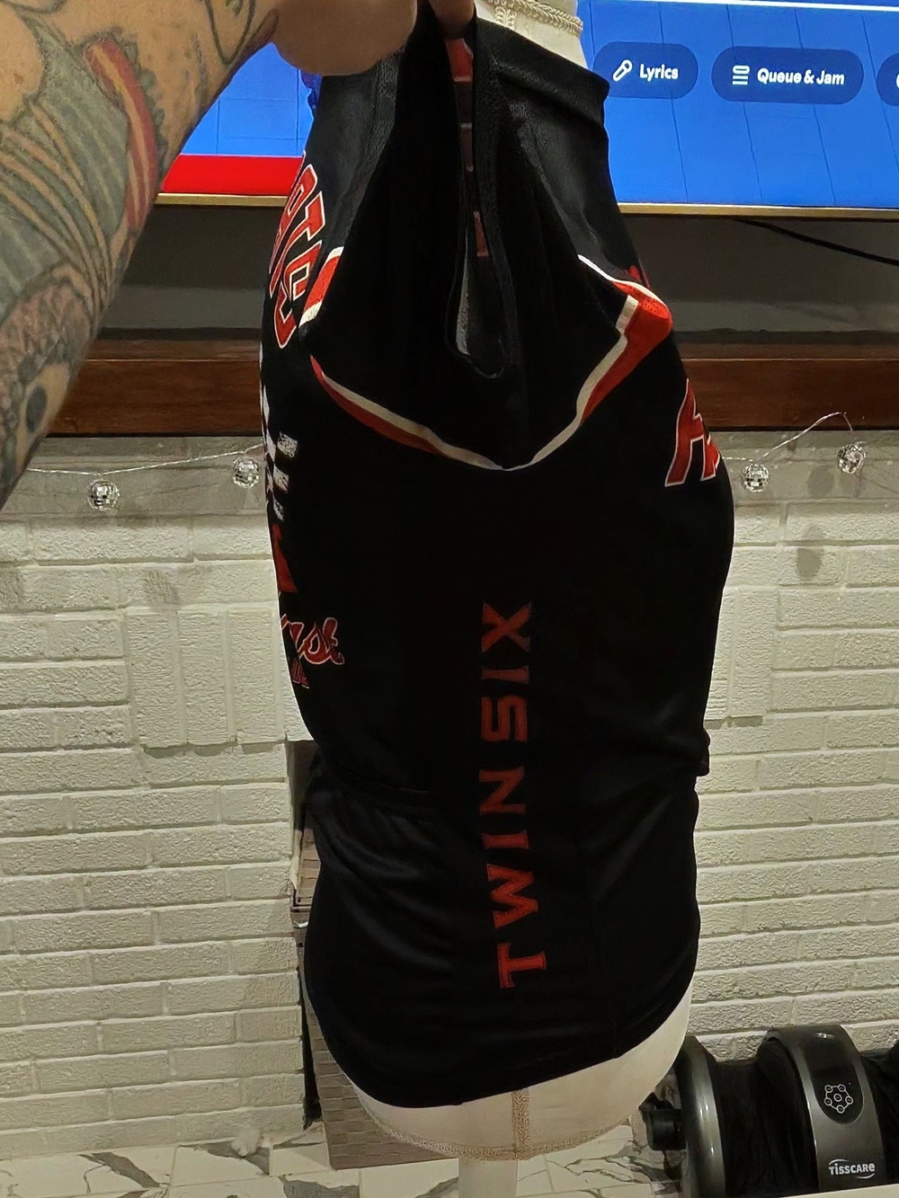 Hellcats Mid-Coast Black & Red Cycling Jersey - Picture 5 of 6